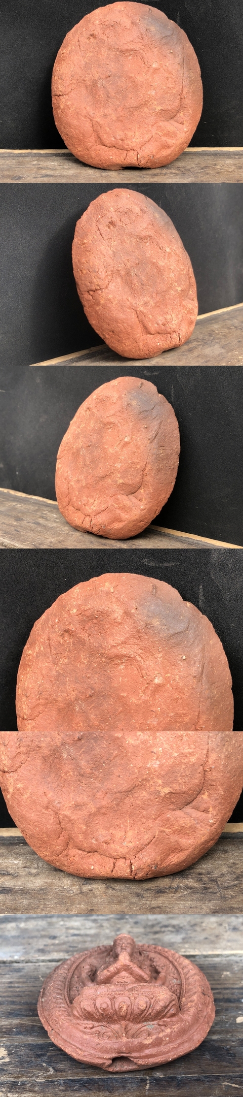古玩雜項明代.四臂觀音像擦擦(出自夏魯寺) 強烈推薦拍賣,當前價格650元