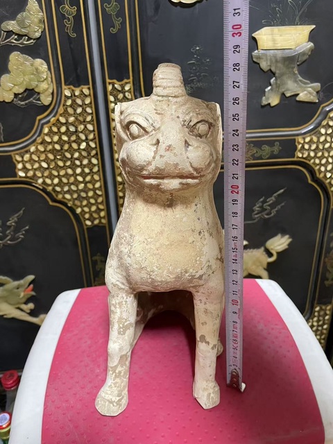 古玩陶瓷隋青·鎮墓獸拍賣,當前價格8200元