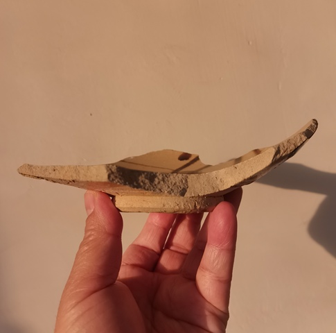 古玩陶瓷釉下彩花卉紋標本拍賣,當前價格0元