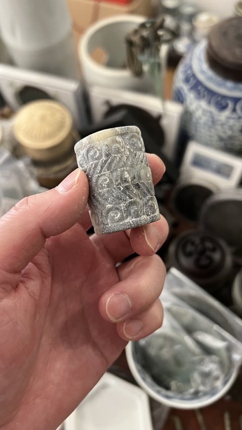 古玩玉器戰(zhàn)國谷紋勒拍賣，當(dāng)前價(jià)格999元