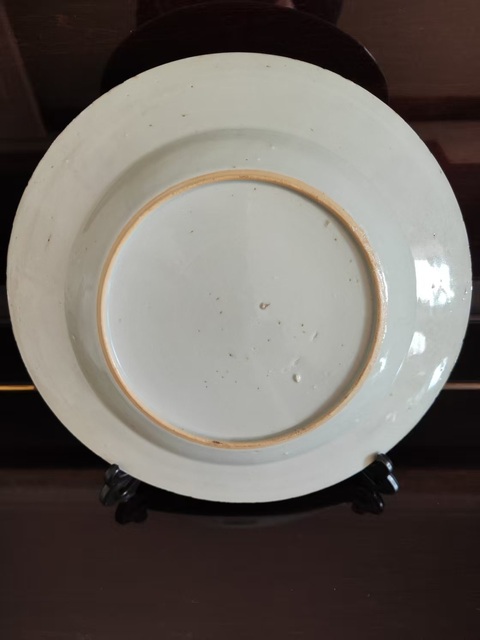 古玩陶瓷康熙-清早/青花博古圖折沿盤拍賣,當前價格1250元