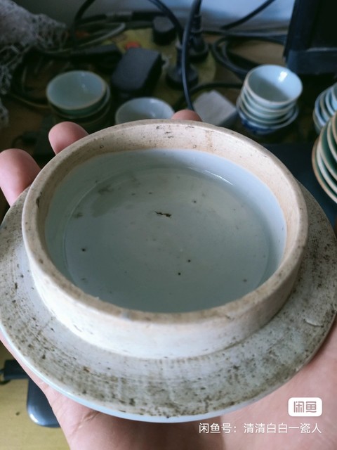 古玩陶瓷纏枝花囍字紋青花蓋子拍賣,當前價格0元