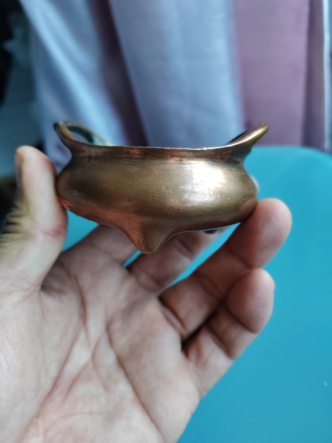 古玩雜項創匯銅香爐拍賣,當前價格799元