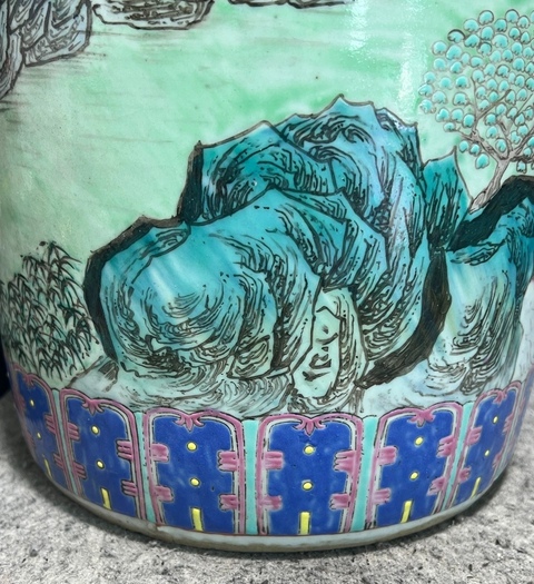 古玩陶瓷箭筒拍賣，當前價格12000元