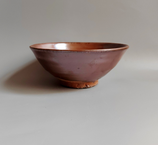 古玩陶瓷明·紫金釉碗拍賣,當前價格800元