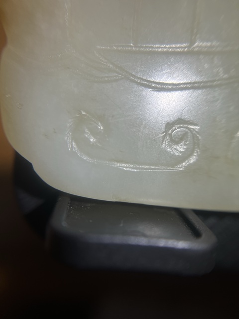 古玩玉器和田玉雕“鳳鳥佩”拍賣，當(dāng)前價(jià)格7885元
