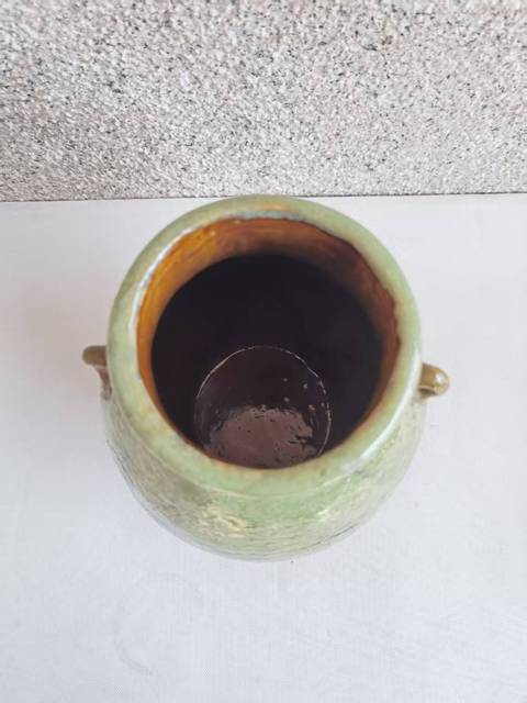 古玩陶瓷綠釉雙系罐拍賣，當前價格999元