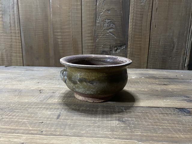 古玩陶瓷福建磁灶窯茶葉末釉香爐拍賣,當前價格680元