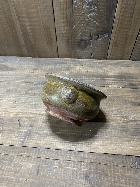 古玩陶瓷福建磁灶窯茶葉末釉香爐拍賣,當前價格680元