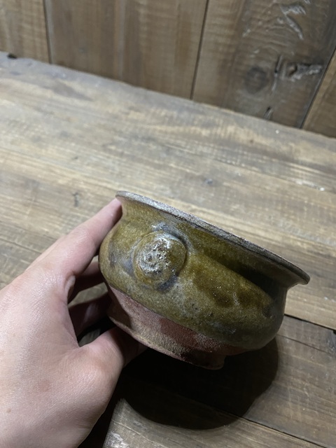 古玩陶瓷福建磁灶窯茶葉末釉香爐拍賣,當前價格680元