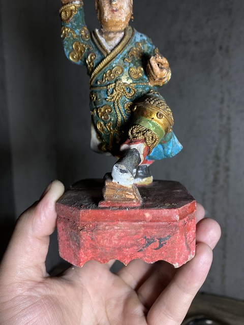 古玩雜項木雕人物拍賣,當前價格128元