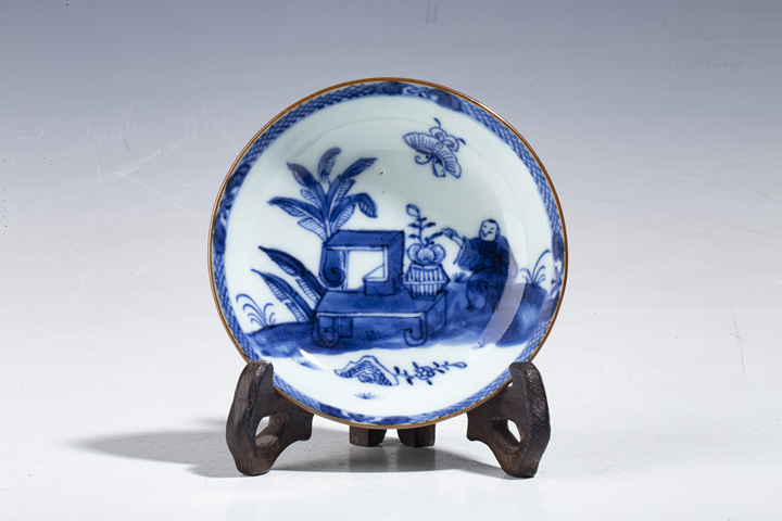 古玩陶瓷·青花嬰戲花蝶紋杯碟
真品鑒賞圖