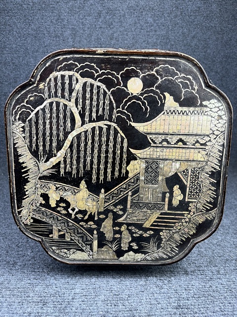 古玩雜項(xiàng)日本漆幾拍賣，當(dāng)前價(jià)格6888元