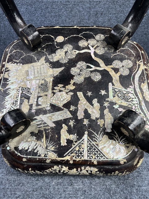古玩雜項(xiàng)日本漆幾拍賣，當(dāng)前價(jià)格6888元