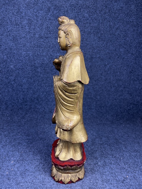 古玩雜項漆金木雕拍賣，當前價格1888元