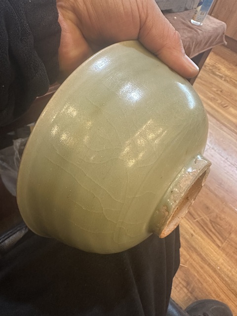 古玩陶瓷龍泉青瓷碗拍賣,當前價格2999元