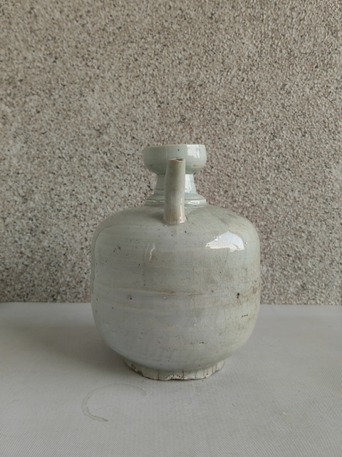 古玩陶瓷青白釉盤口壺拍賣，當前價格850元