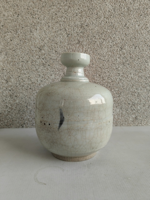 古玩陶瓷青白釉盤口壺拍賣，當前價格850元