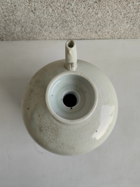 古玩陶瓷青白釉盤口壺拍賣，當前價格850元