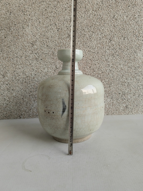 古玩陶瓷青白釉盤口壺拍賣，當前價格850元