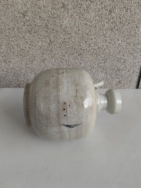 古玩陶瓷青白釉盤口壺拍賣，當前價格850元