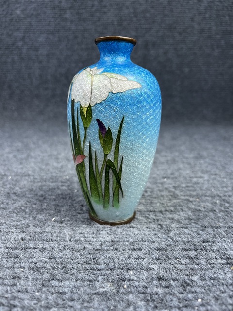 古玩雜項七寶燒花瓶拍賣,當前價格999元