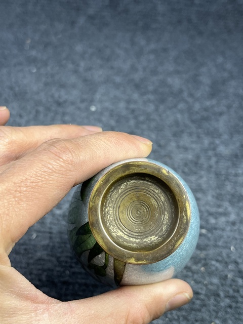 古玩雜項七寶燒花瓶拍賣,當前價格999元