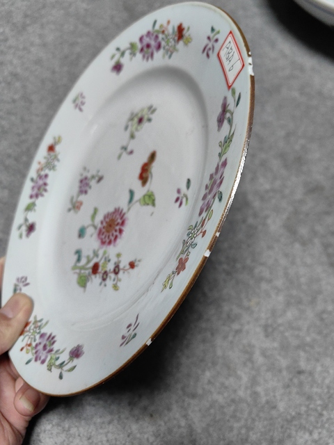 古玩陶瓷雍正-粉彩盤拍賣，當前價格1500元