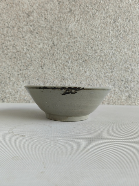 古玩陶瓷青花花卉紋茶碗拍賣，當前價格550元