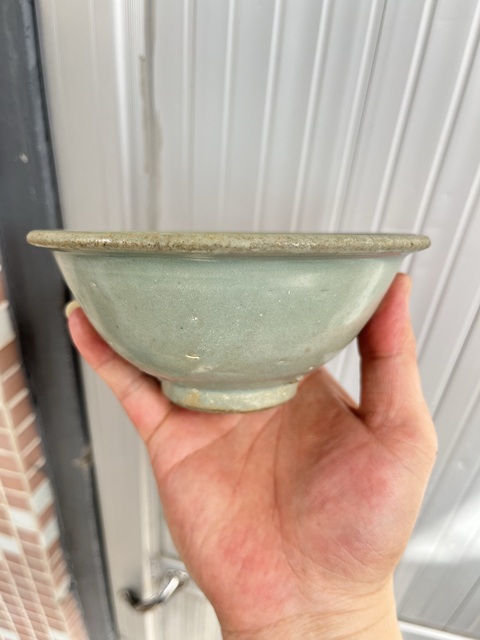 古玩陶瓷元,龍泉青瓷撇口碗拍賣,當前價格1280元