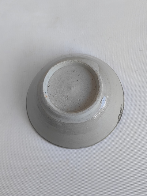 古玩陶瓷青花花卉紋茶碗拍賣，當前價格550元