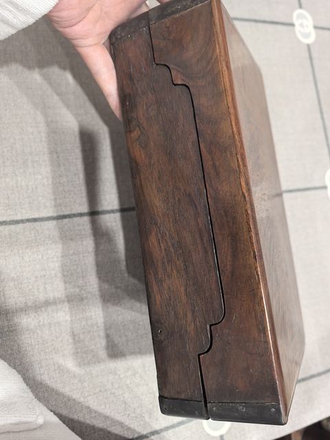 古玩雜項花梨木雕首飾盒真品鑒賞圖