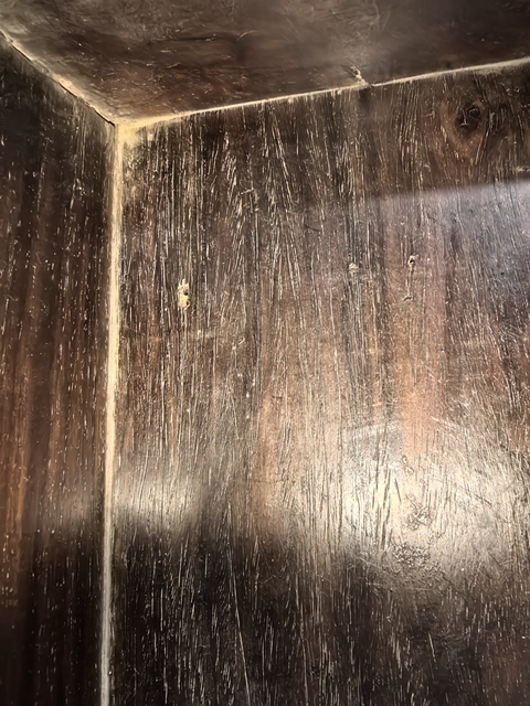 古玩雜項花梨木雕首飾盒真品鑒賞圖