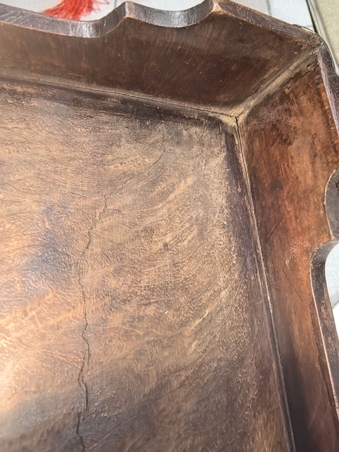 古玩雜項花梨木雕首飾盒真品鑒賞圖