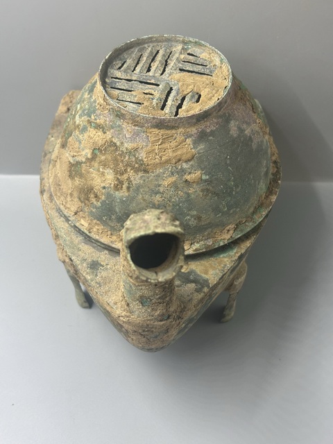 古玩銅器【福澤今時】漢·龜灶拍賣,當前價格8800元