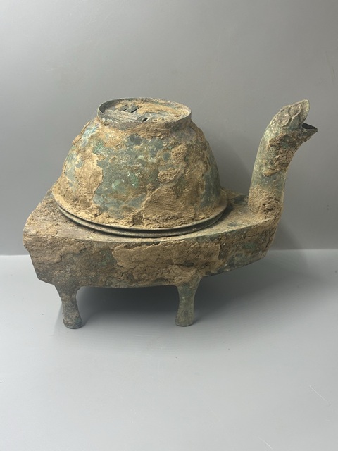 古玩銅器【福澤今時】漢·龜灶拍賣,當前價格8800元