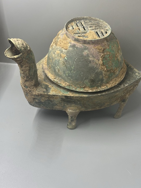 古玩銅器【福澤今時】漢·龜灶拍賣,當前價格8800元