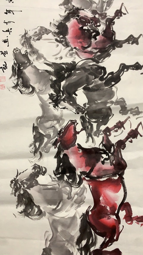 古玩字畫李兵馬到成功拍賣，當前價格7000元