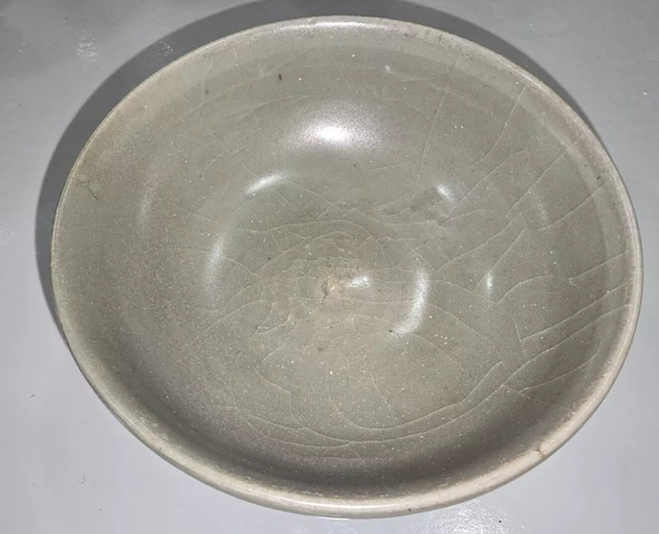 古玩陶瓷元·龍泉青瓷茶碗拍賣,當前價格1500元