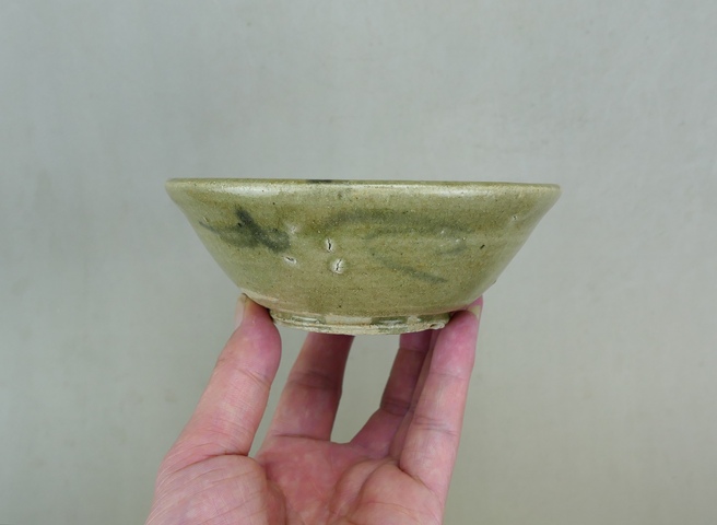 古玩陶瓷稀少:元青花花卉紋茶碗拍賣,當前價格2800元
