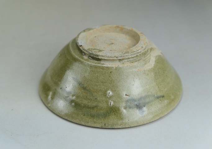 古玩陶瓷稀少:元青花花卉紋茶碗拍賣,當前價格2800元