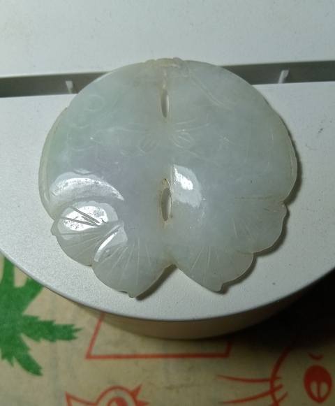 古玩玉器民國.翡翠雕雙魚佩拍賣,當前價格3800元