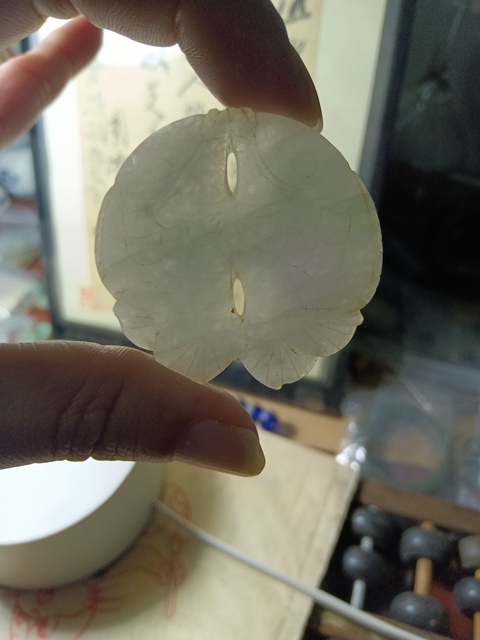 古玩玉器民國.翡翠雕雙魚佩拍賣,當前價格3800元
