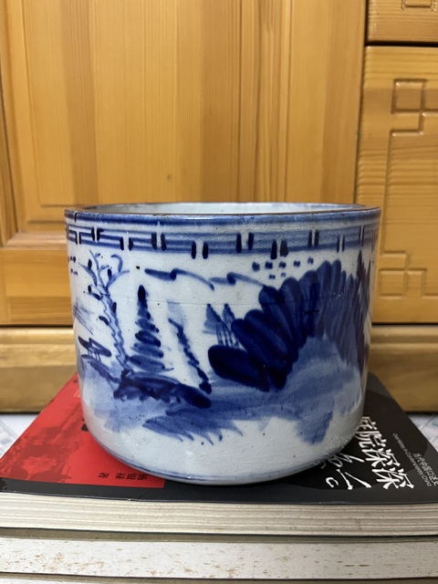 古玩陶瓷青花大香爐拍賣，當前價格388元