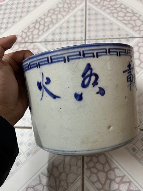 古玩陶瓷青花大香爐拍賣，當前價格388元
