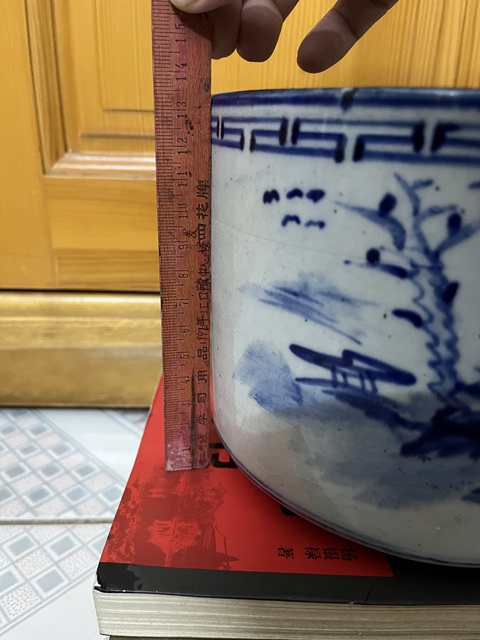 古玩陶瓷青花大香爐拍賣，當前價格388元