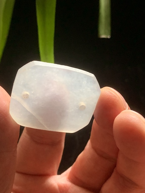 古玩玉器（一口價到底）清代天然翡翠雕“素紋帽正”拍賣，當(dāng)前價格5000元
