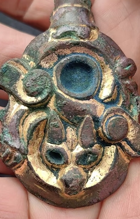 古玩銅器漢·鎏金狐面鉤拍賣(mài),當(dāng)前價(jià)格4500元