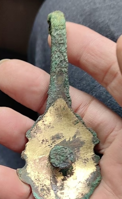 古玩銅器漢·鎏金狐面鉤拍賣(mài),當(dāng)前價(jià)格4500元