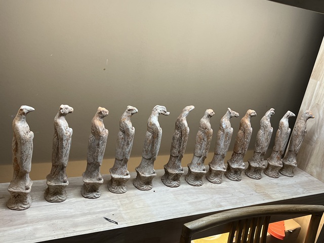 古玩陶瓷隋·十二生肖拍賣，當前價格120000元